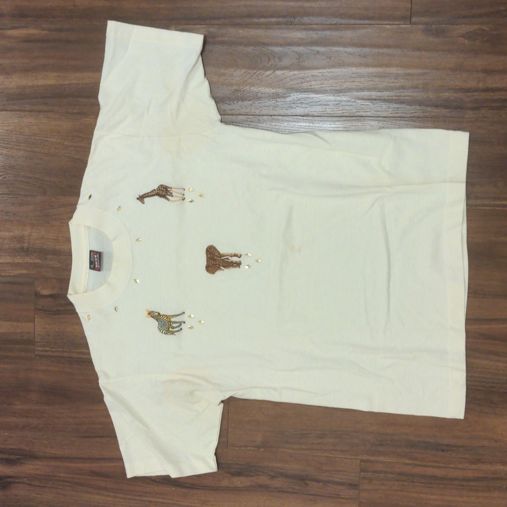 Vintage fruit of the loom African Animals Tshirt